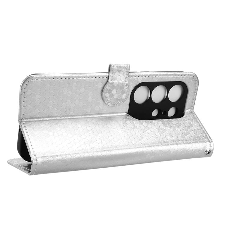For Tecno Camon 50 4G Honeycomb Dot Texture Leather Phone Case