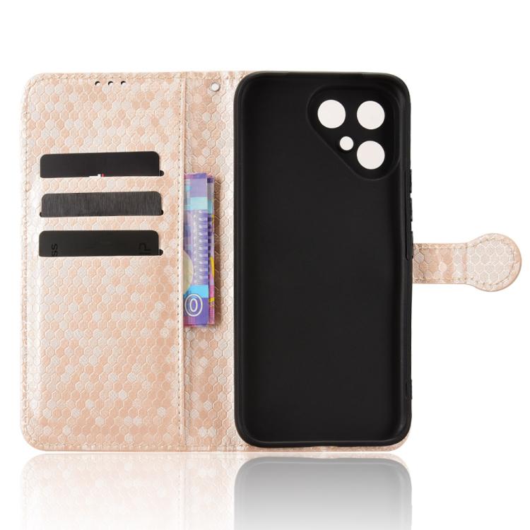 For Tecno Pova Curve 2 5G Honeycomb Dot Texture Leather Phone Case
