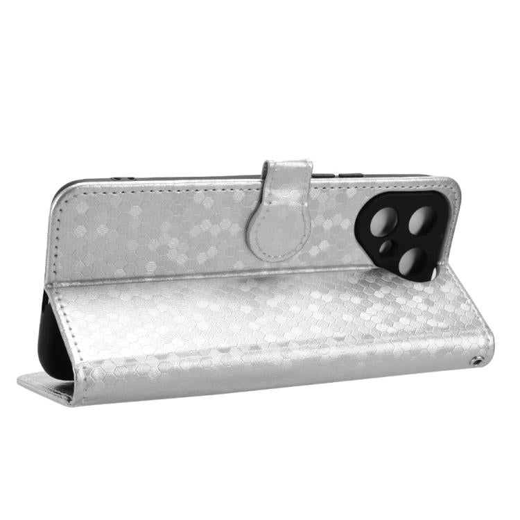 For Tecno Pova Curve 2 5G Honeycomb Dot Texture Leather Phone Case