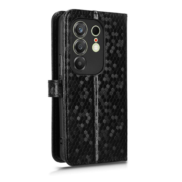 For Tecno Camon 50 Pro 4G Honeycomb Dot Texture Leather Phone Case