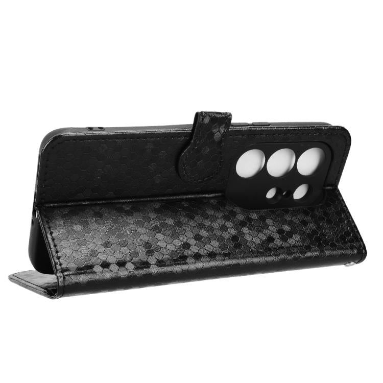 For Tecno Camon 50 Pro 4G Honeycomb Dot Texture Leather Phone Case