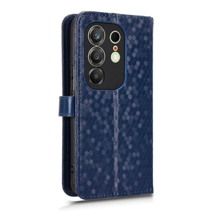 For Tecno Camon 50 Pro 4G Honeycomb Dot Texture Leather Phone Case