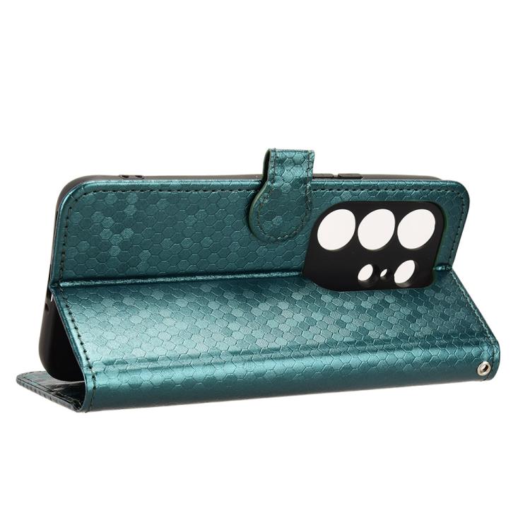 For Tecno Camon 50 Pro 4G Honeycomb Dot Texture Leather Phone Case
