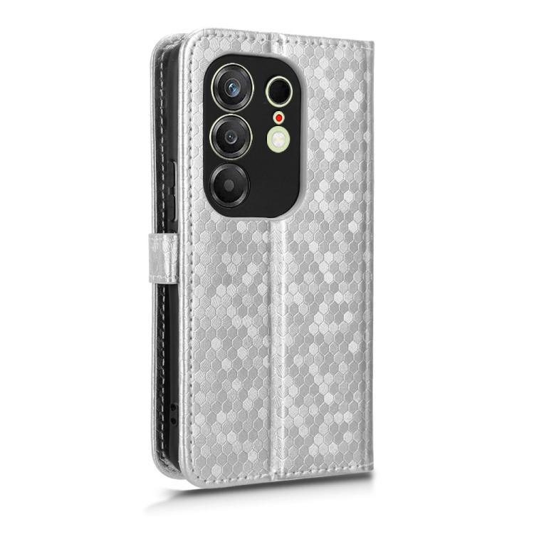 For Tecno Camon 50 Pro 4G Honeycomb Dot Texture Leather Phone Case