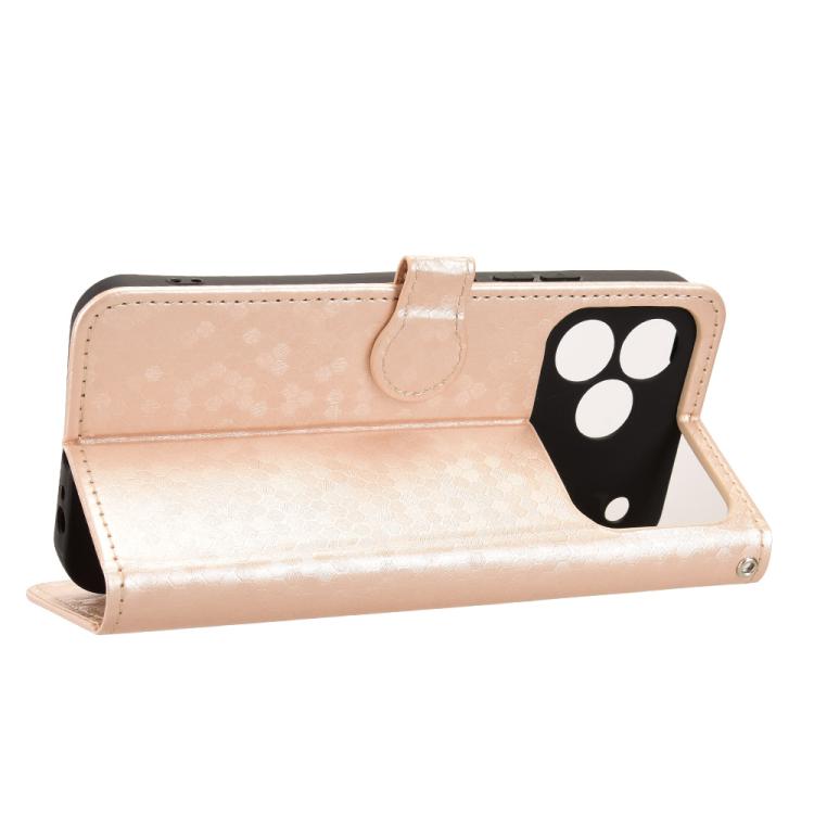 For Tecno Spark 50 4G Honeycomb Dot Texture Leather Phone Case