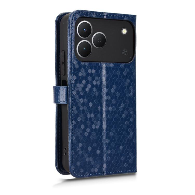 For Tecno Spark 50 4G Honeycomb Dot Texture Leather Phone Case