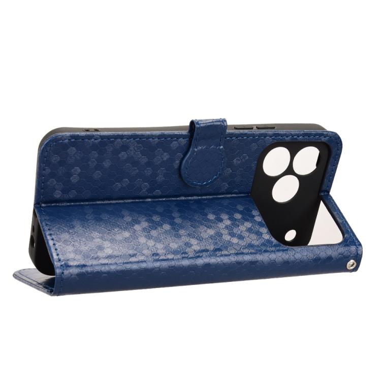 For Tecno Spark 50 4G Honeycomb Dot Texture Leather Phone Case