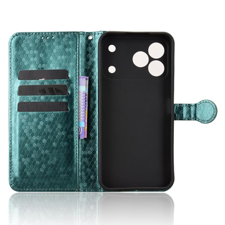 For Tecno Spark 50 4G Honeycomb Dot Texture Leather Phone Case