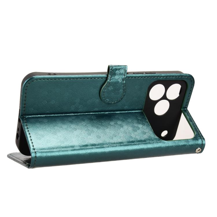 For Tecno Spark 50 4G Honeycomb Dot Texture Leather Phone Case
