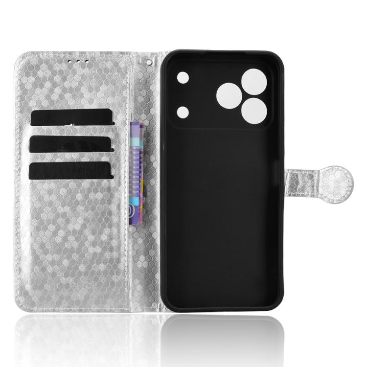For Tecno Spark 50 4G Honeycomb Dot Texture Leather Phone Case