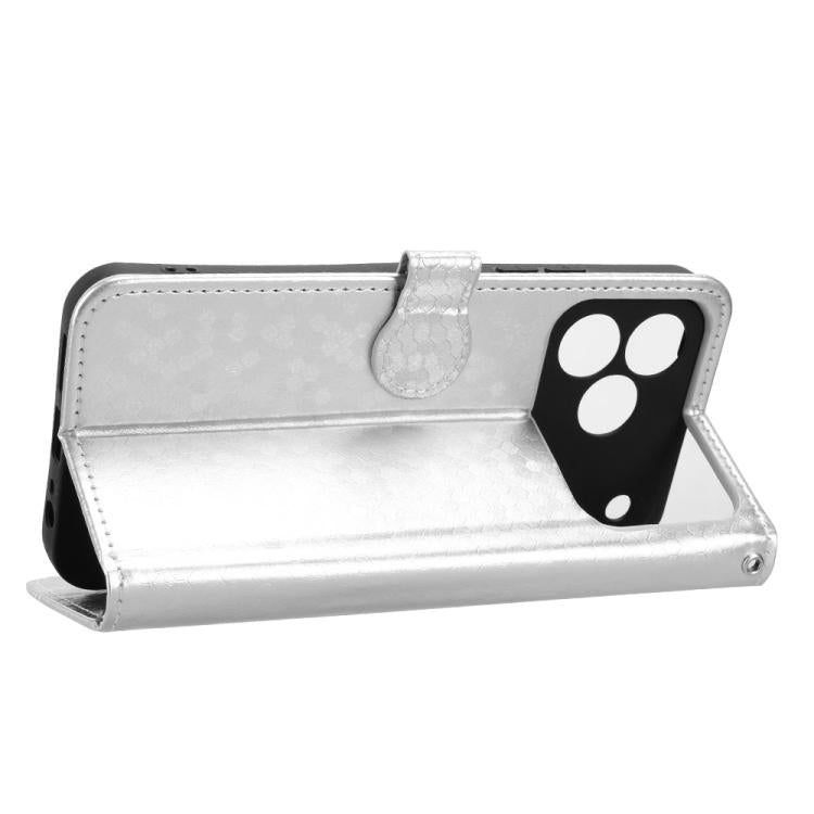 For Tecno Spark 50 4G Honeycomb Dot Texture Leather Phone Case