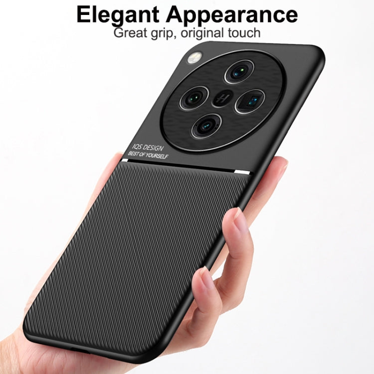 For OPPO Find X8 Pro Classic Tilt Strip Grain Magnetic PC Hybrid TPU Phone Case