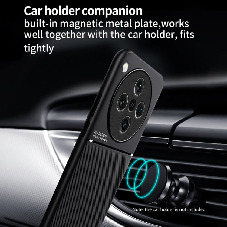 For OPPO Find X8 Pro Classic Tilt Strip Grain Magnetic PC Hybrid TPU Phone Case
