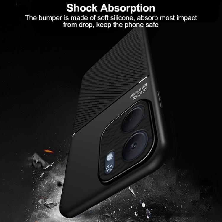For OPPO A5x 5G Global Classic Tilt Strip Grain Magnetic PC Hybrid TPU Phone Case