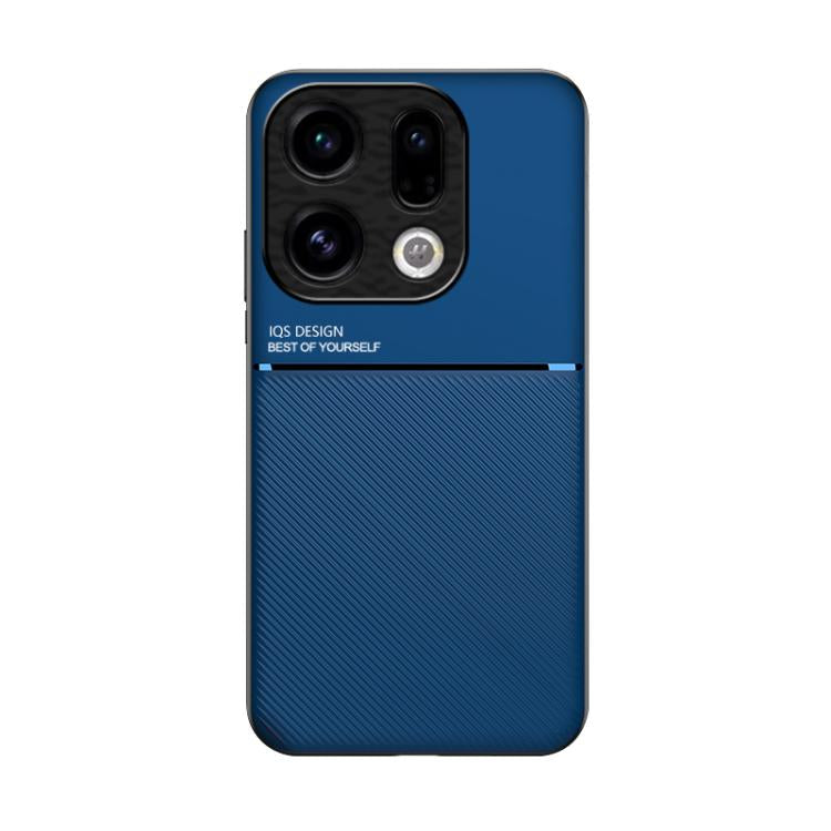For OPPO Find X9 Classic Tilt Strip Grain Magnetic PC Hybrid TPU Phone Case