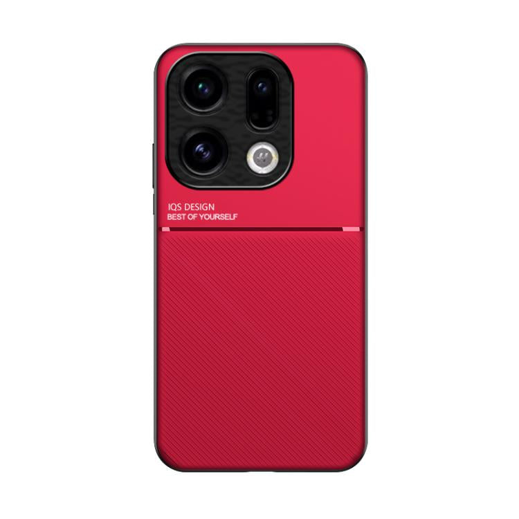 For OPPO Find X9 Classic Tilt Strip Grain Magnetic PC Hybrid TPU Phone Case