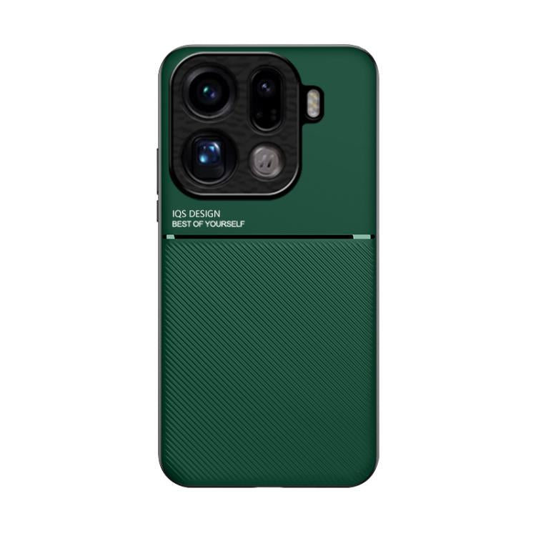 For OPPO Find X9 Pro Classic Tilt Strip Grain Magnetic PC Hybrid TPU Phone Case