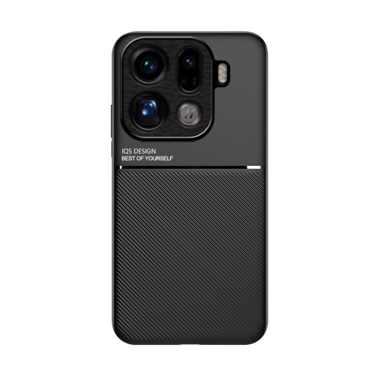 For OPPO Find X9 Pro Classic Tilt Strip Grain Magnetic PC Hybrid TPU Phone Case