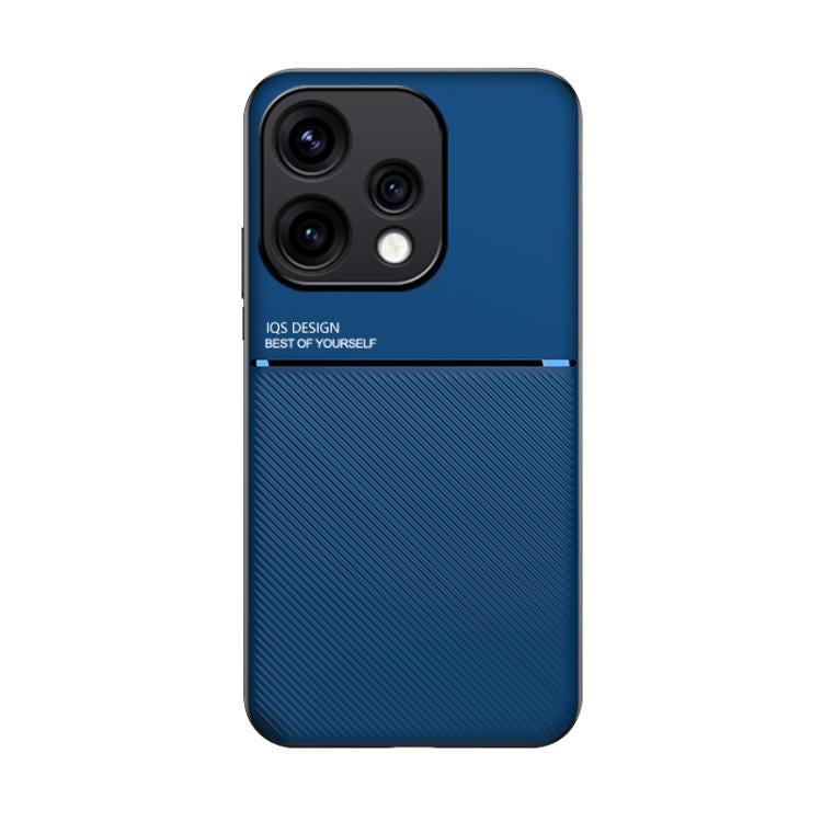 For OPPO Reno 15c 5G Classic Tilt Strip Grain Magnetic PC Hybrid TPU Phone Case