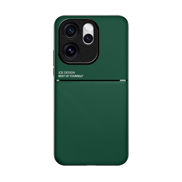 For OPPO Reno15 Pro 5G Global Classic Tilt Strip Grain Magnetic PC Hybrid TPU Phone Case