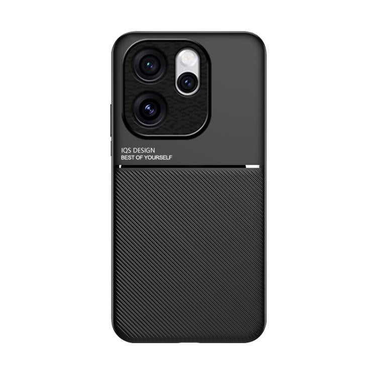 For OPPO Reno15 5G Global Classic Tilt Strip Grain Magnetic PC Hybrid TPU Phone Case