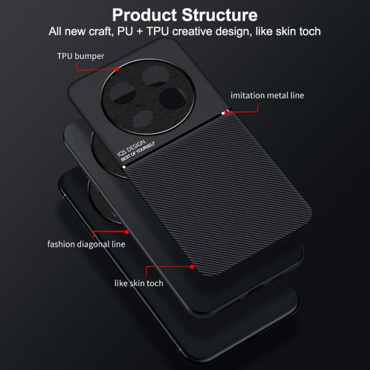 For Realme 13 Pro Global Classic Tilt Strip Grain Magnetic PC Hybrid TPU Phone Case