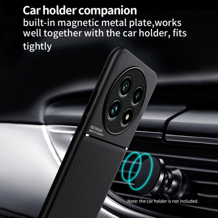 For Realme 13 Pro Global Classic Tilt Strip Grain Magnetic PC Hybrid TPU Phone Case