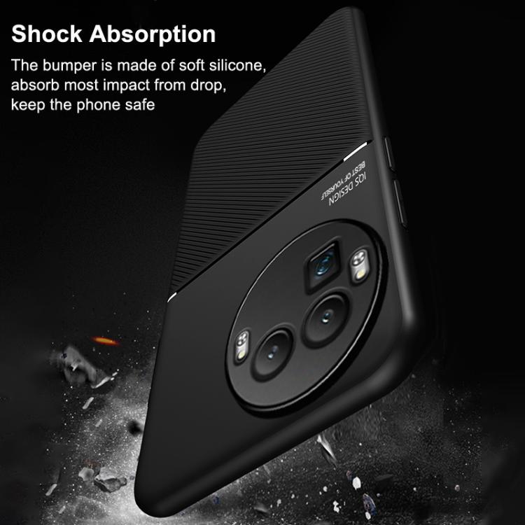 For Realme GT 8 Pro Global Classic Tilt Strip Grain Magnetic PC Hybrid TPU Phone Case