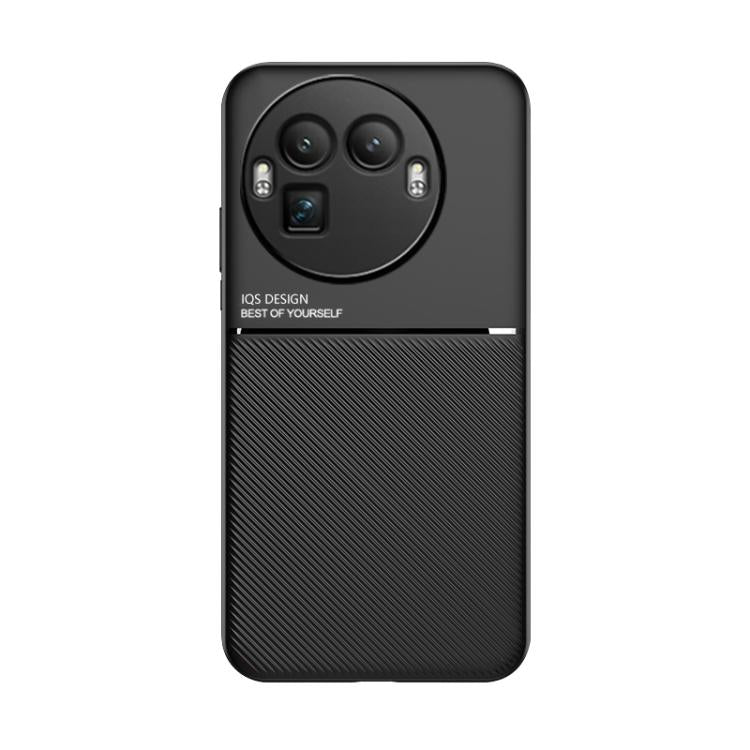 For Realme GT 8 Pro Global Classic Tilt Strip Grain Magnetic PC Hybrid TPU Phone Case