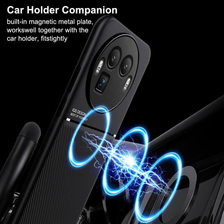 For Realme GT 8 Pro Global Classic Tilt Strip Grain Magnetic PC Hybrid TPU Phone Case