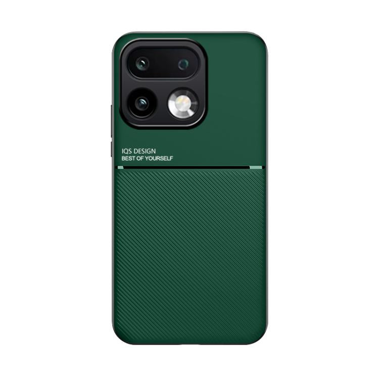 For Realme 16 Pro+ 5G Classic Tilt Strip Grain Magnetic PC Hybrid TPU Phone Case