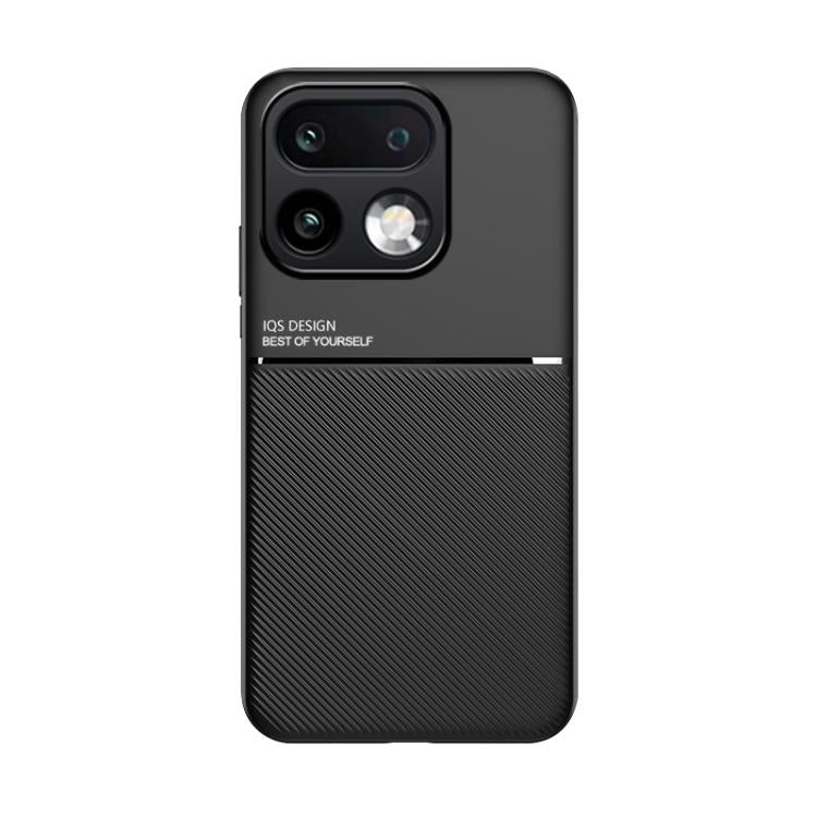 For Realme 16 Pro+ 5G Classic Tilt Strip Grain Magnetic PC Hybrid TPU Phone Case