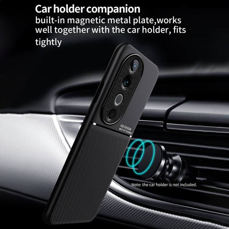 For vivo S19 Pro Classic Tilt Strip Grain Magnetic PC Hybrid TPU Phone Case