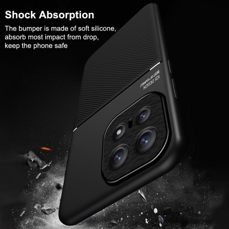 For vivo iQOO 15 Classic Tilt Strip Grain Magnetic PC Hybrid TPU Phone Case