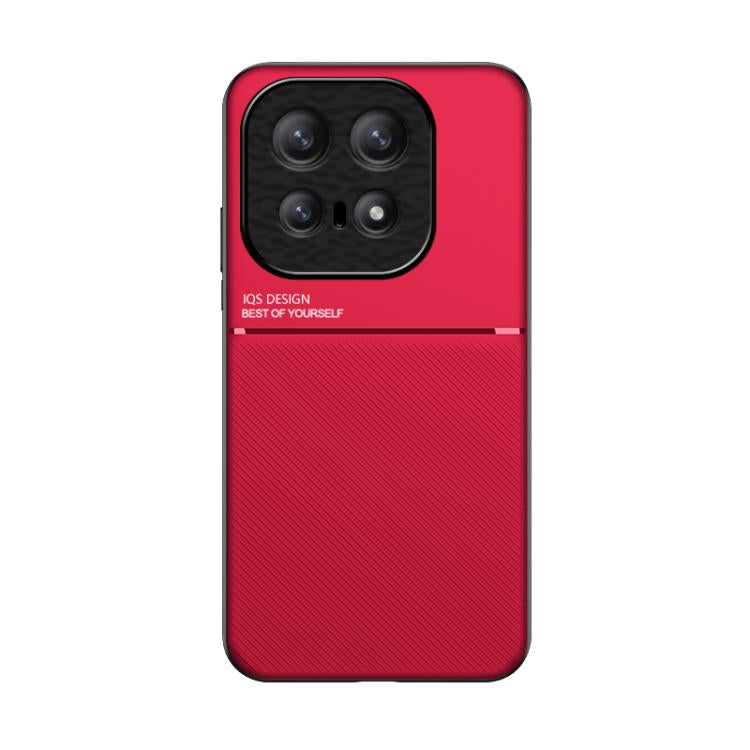 For vivo iQOO 15 Classic Tilt Strip Grain Magnetic PC Hybrid TPU Phone Case