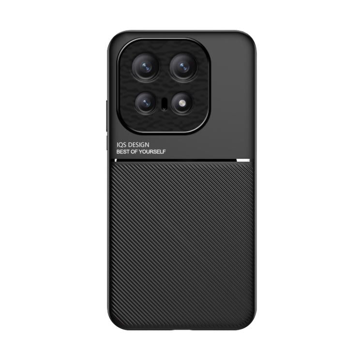 For vivo iQOO 15 Classic Tilt Strip Grain Magnetic PC Hybrid TPU Phone Case