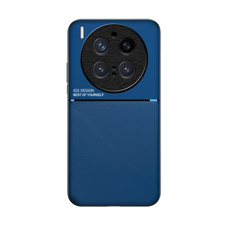 For vivo X300 Pro Classic Tilt Strip Grain Magnetic PC Hybrid TPU Phone Case