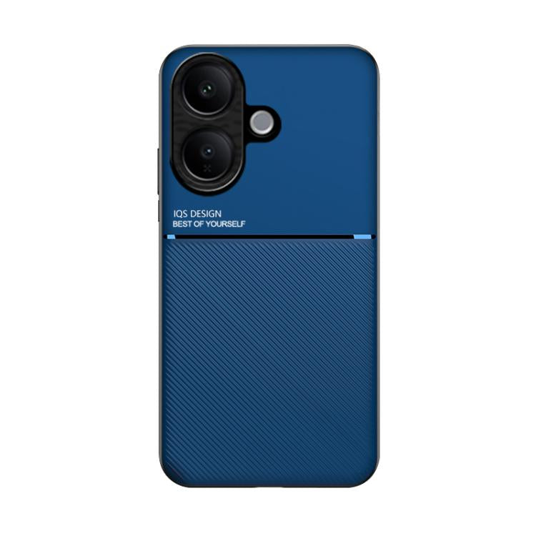 For vivo V60 Lite 5G Classic Tilt Strip Grain Magnetic PC Hybrid TPU Phone Case