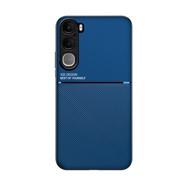 For vivo Y31 5G 2025 / Y21d 4G Classic Tilt Strip Grain Magnetic PC Hybrid TPU Phone Case