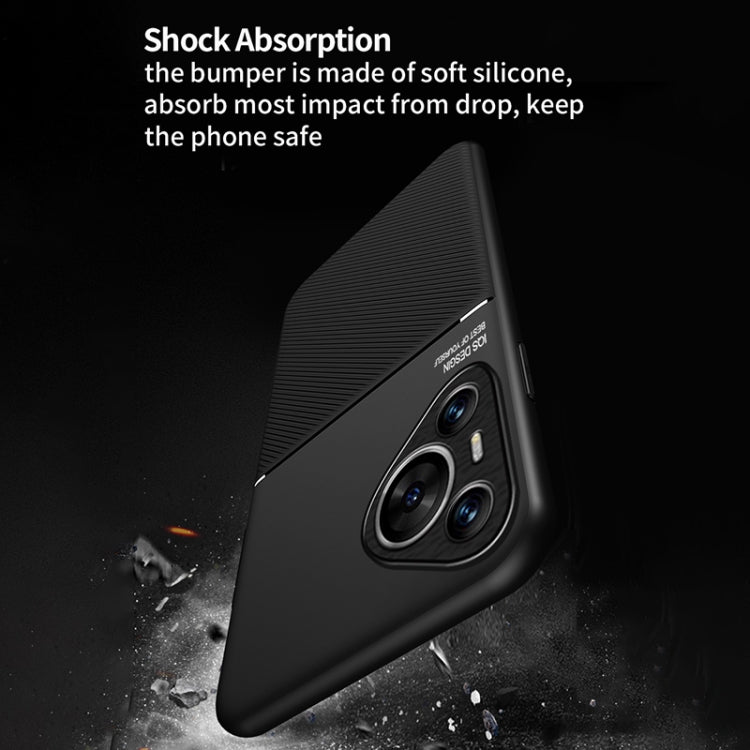 For Huawei Pura 70 Ultra Classic Tilt Strip Grain Magnetic PC Hybrid TPU Phone Case