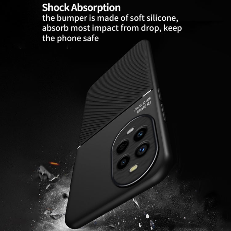 For Huawei nova 13 Pro Classic Tilt Strip Grain Magnetic PC Hybrid TPU Phone Case