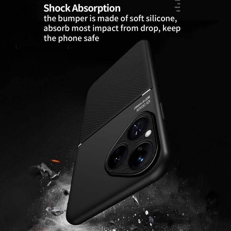 For Huawei Pura 80 5G Classic Tilt Strip Grain Magnetic PC Hybrid TPU Phone Case