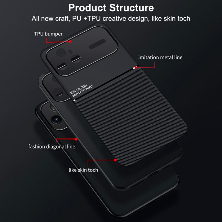 For Huawei Nova 15 Classic Tilt Strip Grain Magnetic PC Hybrid TPU Phone Case