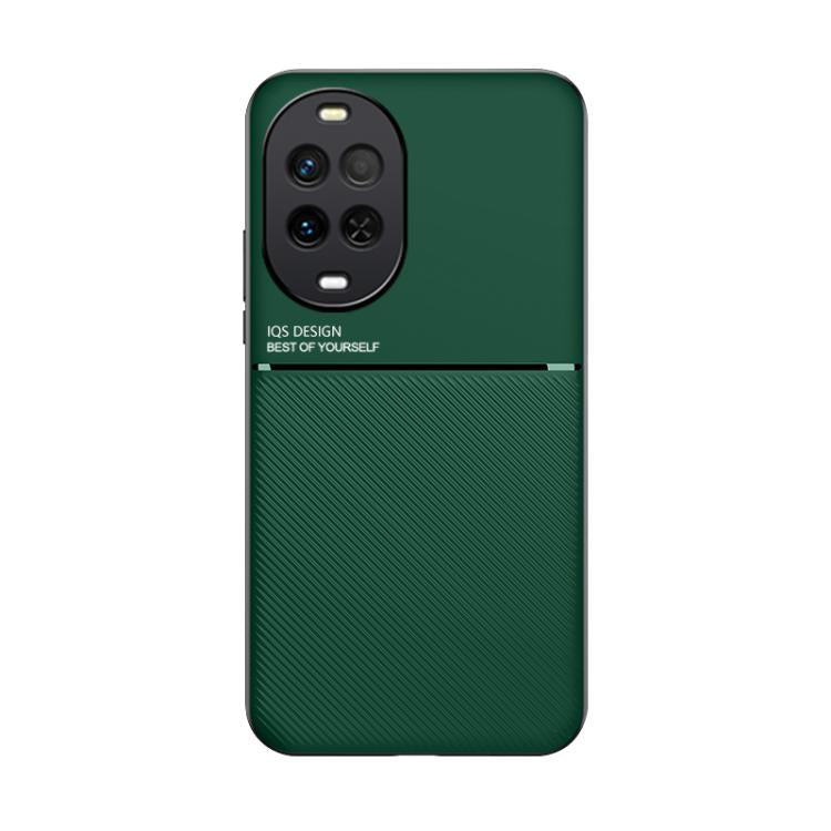 For Huawei Nova 15 Classic Tilt Strip Grain Magnetic PC Hybrid TPU Phone Case