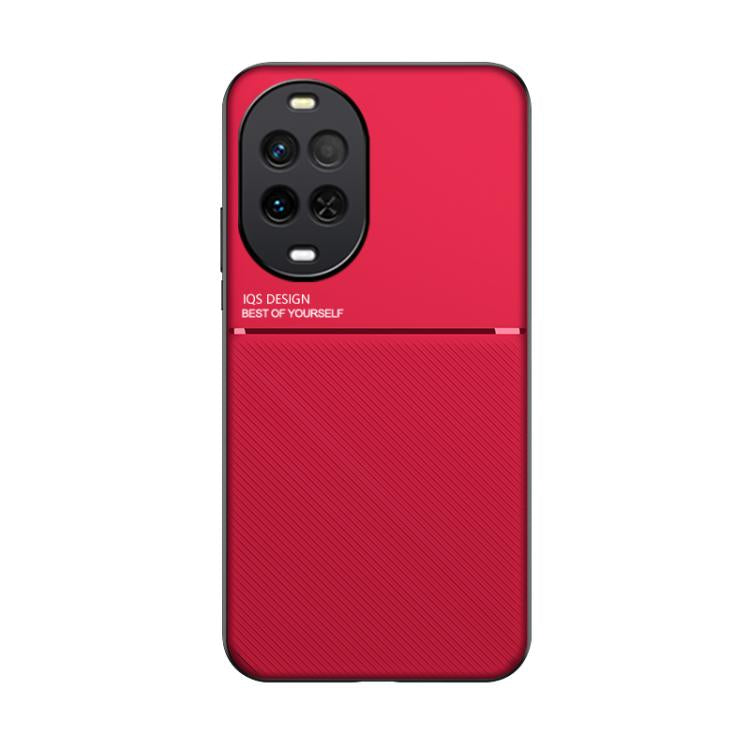 For Huawei Nova 15 Classic Tilt Strip Grain Magnetic PC Hybrid TPU Phone Case