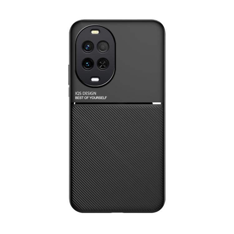 For Huawei Nova 15 Classic Tilt Strip Grain Magnetic PC Hybrid TPU Phone Case