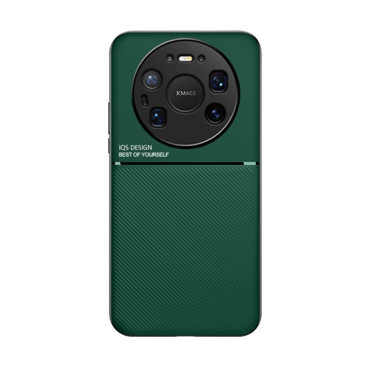 For Huawei Mate 80 Pro Max Classic Tilt Strip Grain Magnetic PC Hybrid TPU Phone Case