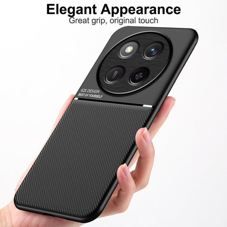 For Honor X60 Classic Tilt Strip Grain Magnetic PC Hybrid TPU Phone Case