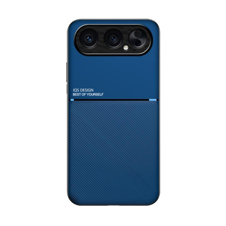 For Honor 500 Pro Global 155.8mm Classic Tilt Strip Grain Magnetic PC Hybrid TPU Phone Case