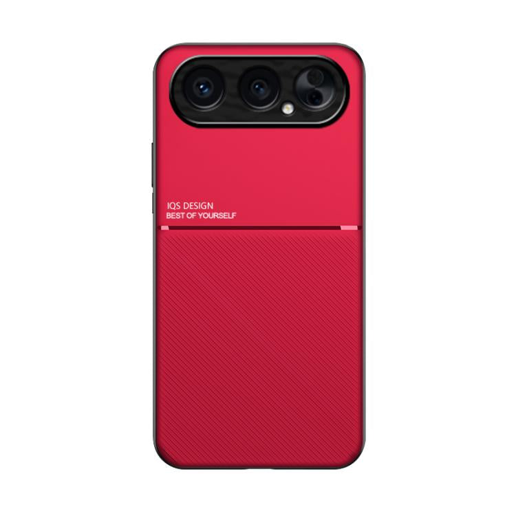 For Honor 500 Pro Global 155.8mm Classic Tilt Strip Grain Magnetic PC Hybrid TPU Phone Case